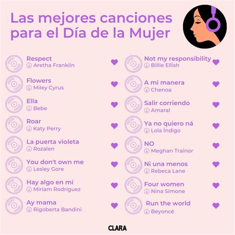 cancion para la mejor tia del mundo|Las 25 mejores canciones para el Mes de la Mujer .